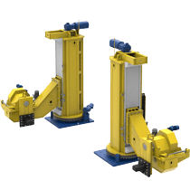 Кантователь для сварки кузовов люковых полувагонов ММ1031